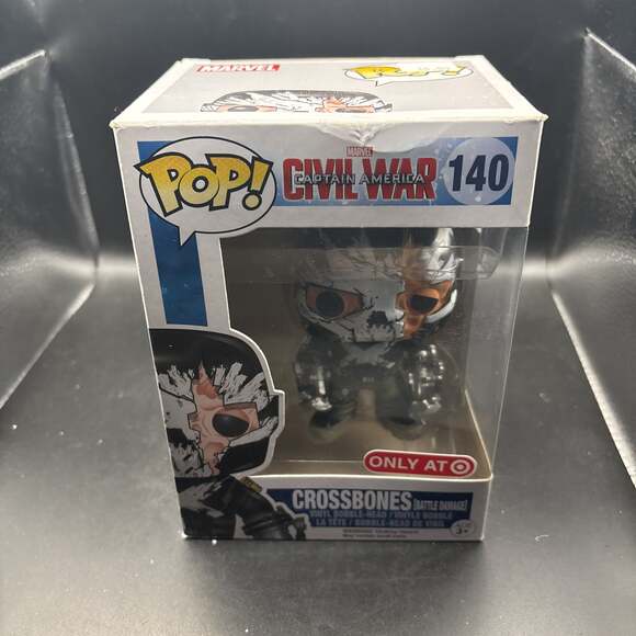 Funko Pop! Other - Funko Pop! Marvel Crossbones Battle Damage Civil War #140 Target Exclusive
